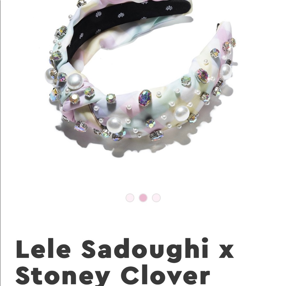 NWT Lele Sadoughi x Stoney Clover Headband